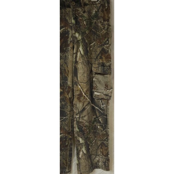 Realtree AP HD Womens Small 6-8 Camo Cargo Hunting Hiking Field Pants 30X32 - Picture 3 of 12